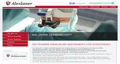 Desktop Screenshot of alexianer.de